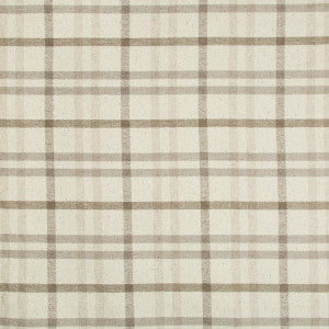 Lee Jofa Fabric Fannin Plaid Stone/Mink