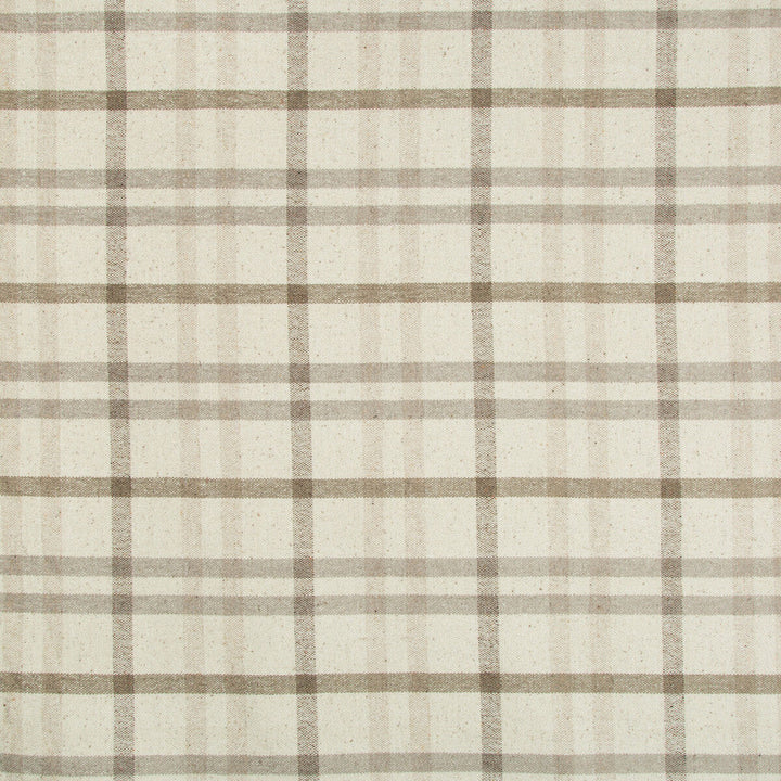 Fannin Plaid Stone/Mink by Lee Jofa Designer Fabric LODGE II WEAVES AND EMBROIDERIES VISCOSE - 33%;WOOL - 28%;ACRYLIC - 21%;COTTON - 14%;POLYESTER - 4% Italy MEDIUM Horizontal: 6.57 and Vertical: 7.28 55.12 - Swanky Fabrics -