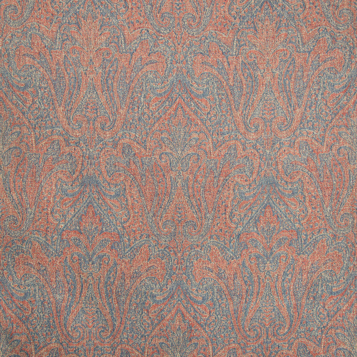 Toccoa Paisley Ruby/Blue by Lee Jofa Designer Fabric LODGE II WEAVES AND EMBROIDERIES WOOL - 66%;COTTON - 34% Turkey Horizontal: 23.86 and Vertical: 56.89 47.72 - Swanky Fabrics -
