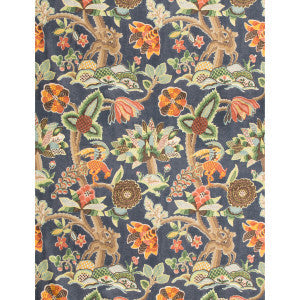 Lee Jofa Fabric Leyland Print Blue/Multi