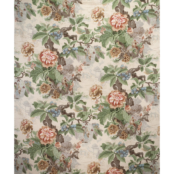 Chinese Lantern Ii Spring by Lee Jofa Designer Fabric LINEN - 51%;VISCOSE - 49% Thailand MEDIUM Horizontal: 50 and Vertical: 28 50 - Swanky Fabrics -