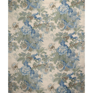 Lee Jofa Fabric Chinese Lantern Ii Sky/Jade