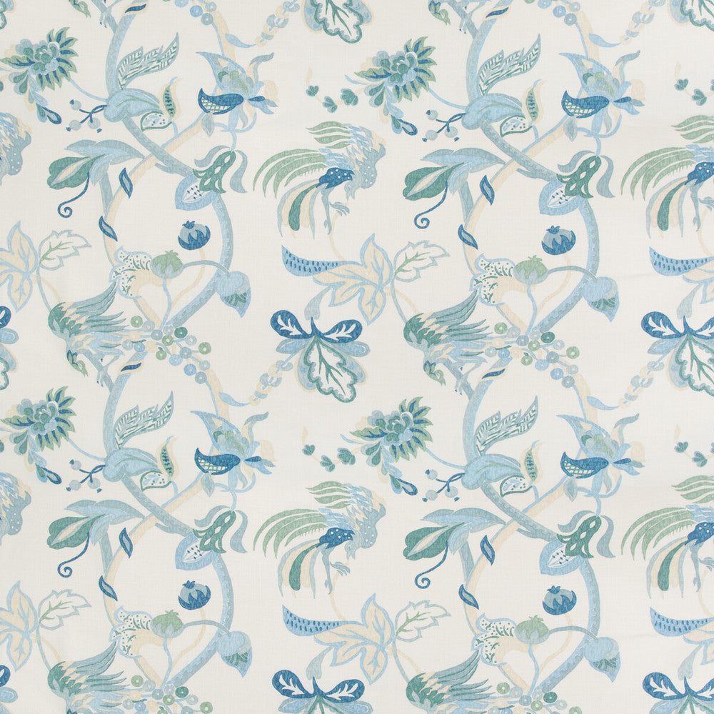 Gorda Jade/Mist by Lee Jofa Designer Fabric WESTPORT LINEN - 100% United Kingdom HEAVY Horizontal: 27 and Vertical: 28.5 54 - Swanky Fabrics -