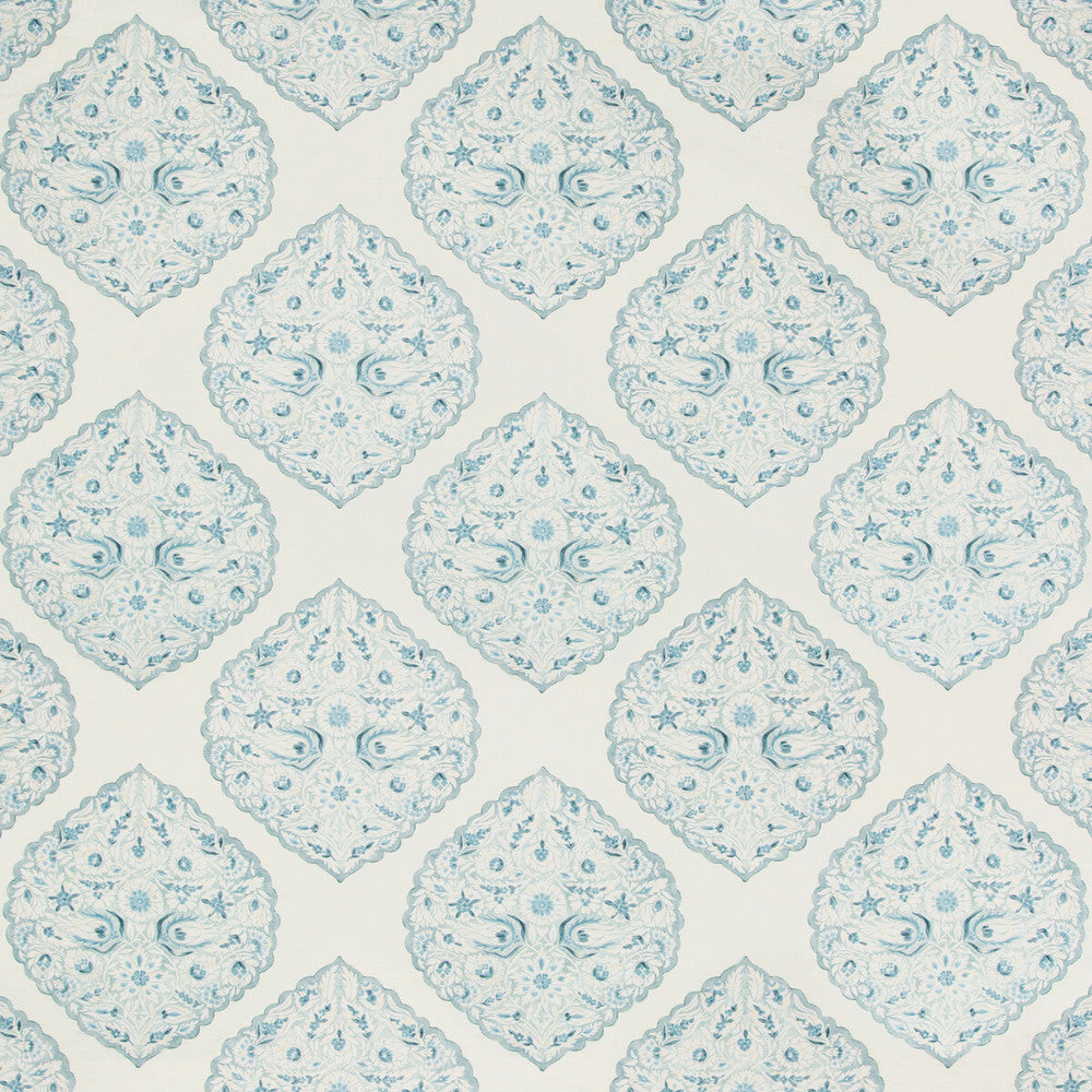 Lido Print Sky by Lee Jofa Designer Fabric WESTPORT LINEN - 60%;COTTON - 30%;NYLON - 10% United Kingdom MEDIUM Horizontal: 18.01368 and Vertical: 18.01368 54.04104 - Swanky Fabrics -