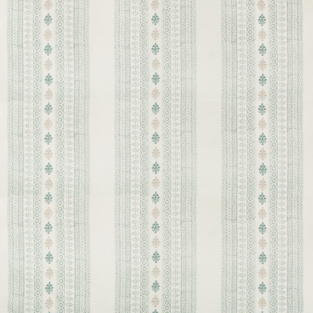 Seacliffe Print Mist by Lee Jofa Designer Fabric WESTPORT LINEN - 53%;COTTON - 44%;POLYESTER - 3% India - Horizontal: 17.67 and Vertical: 5.12 53 - Swanky Fabrics -