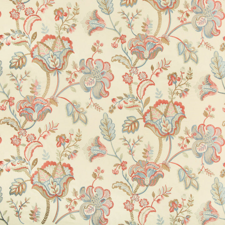 Bradford Emb Petal/Capri by Lee Jofa Designer Fabric WESTPORT COTTON - 75%;VISCOSE - 15%;RAYON - 10% India Horizontal: 49 and Vertical: 31.5 49 - Swanky Fabrics -