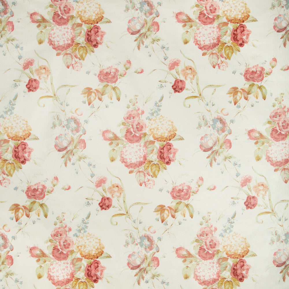 Adelyn Handblock Rose by Lee Jofa Designer Fabric LJ SHOWROOM ONLY 2018 COTTON - 100% Thailand MEDIUM Horizontal: 12.5 and Vertical: 39.75 50 - Swanky Fabrics -