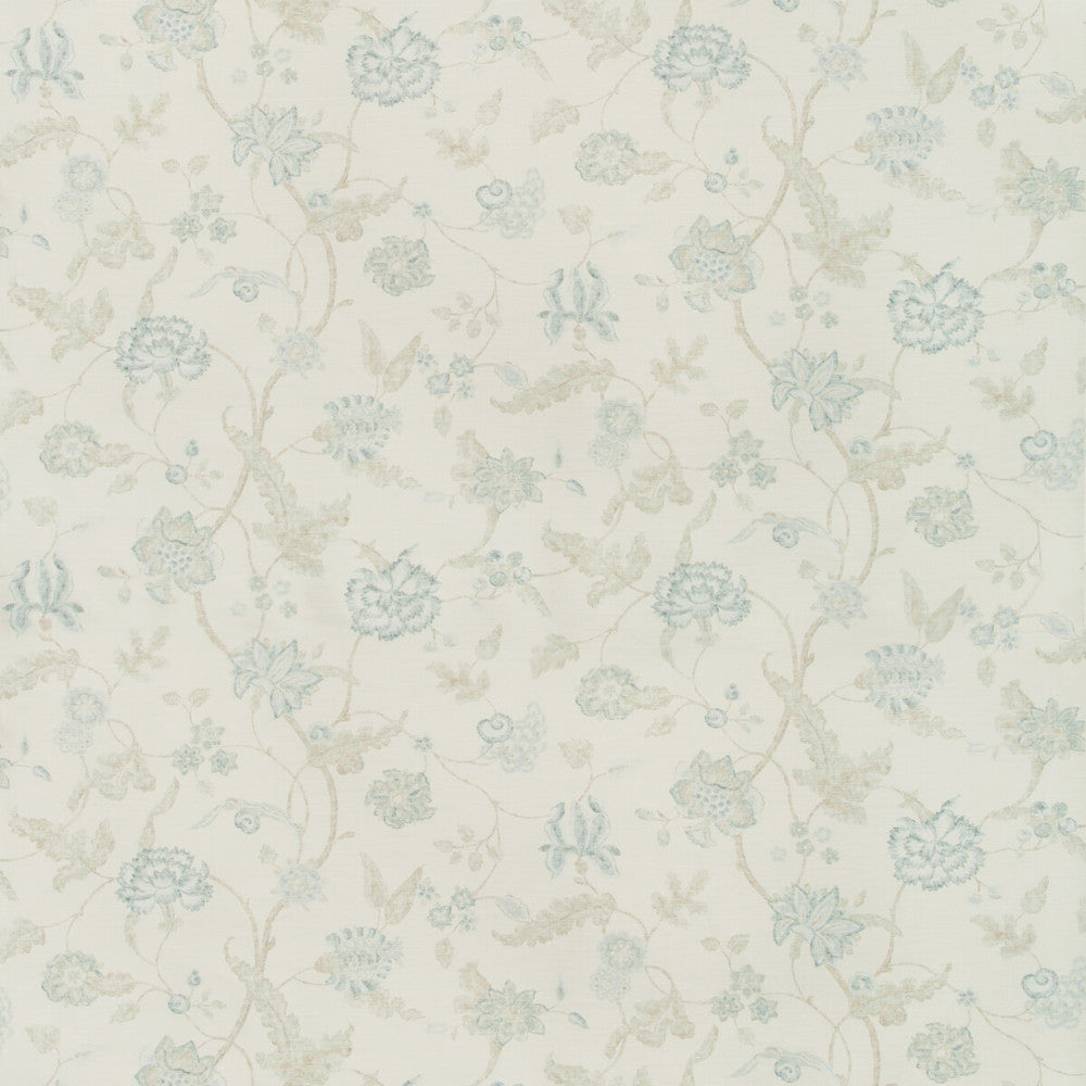 Avignon Print Aqua/Sage by Lee Jofa Designer Fabric SUZANNE KASLER THE RIVIERA COLLECTION LINEN - 65%;COTTON - 26%;NYLON - 9% United Kingdom MEDIUM Horizontal: 27 and Vertical: 29 54 - Swanky Fabrics -