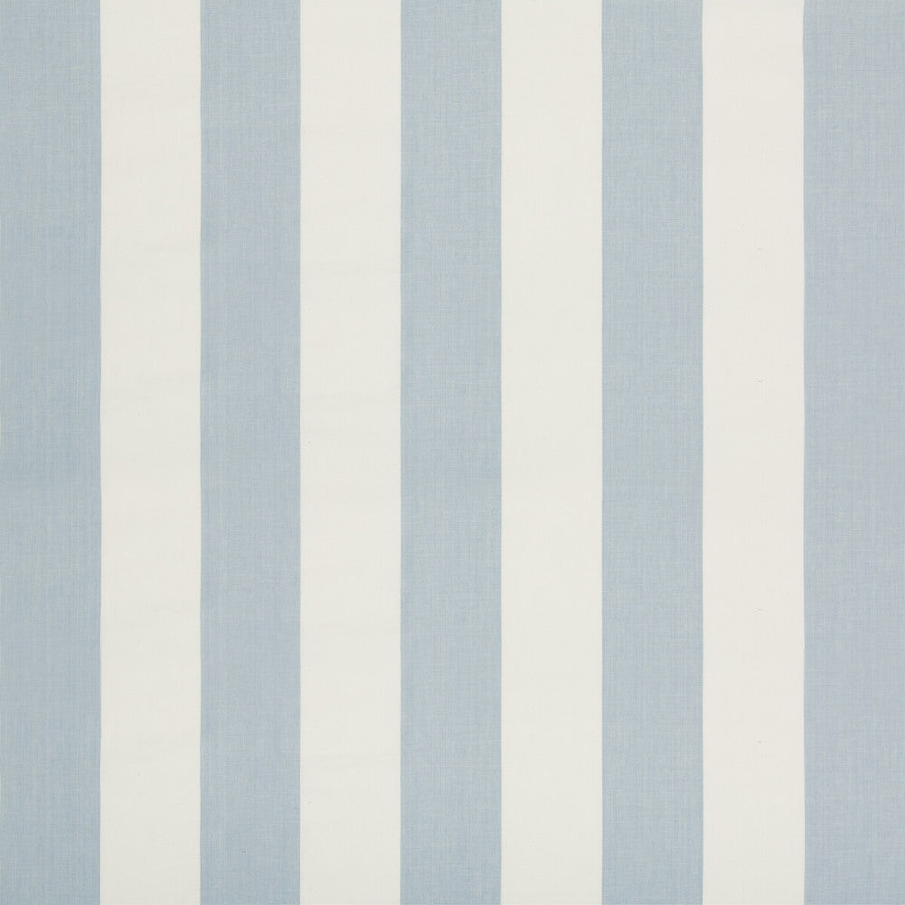 St Croix Stripe Sky by Lee Jofa Designer Fabric SUZANNE KASLER THE RIVIERA COLLECTION COTTON - 100% India - Horizontal: 6.7 and Vertical: 0 53 - Swanky Fabrics -