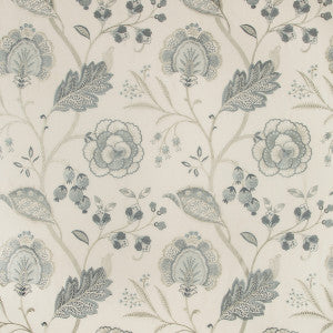 Lee Jofa Fabric Aston Embroidery Frost