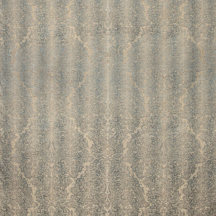 Shaw Damask Mist by Lee Jofa Designer Fabric MANOR HOUSE LINEN - 44%;VISCOSE - 41%;SILK - 15% Italy LIGHT Horizontal: 25.59 and Vertical: 21.65 50.79 - Swanky Fabrics -