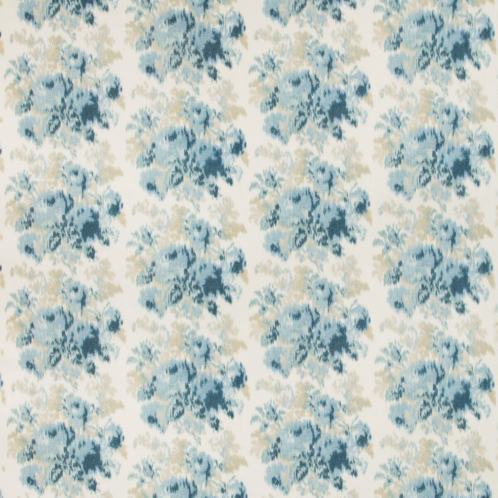Alderley Print Indigo by Lee Jofa Designer Fabric MANOR HOUSE COTTON - 60%;RAYON - 40% India Horizontal: 26.5 and Vertical: 17.7 53 - Swanky Fabrics -