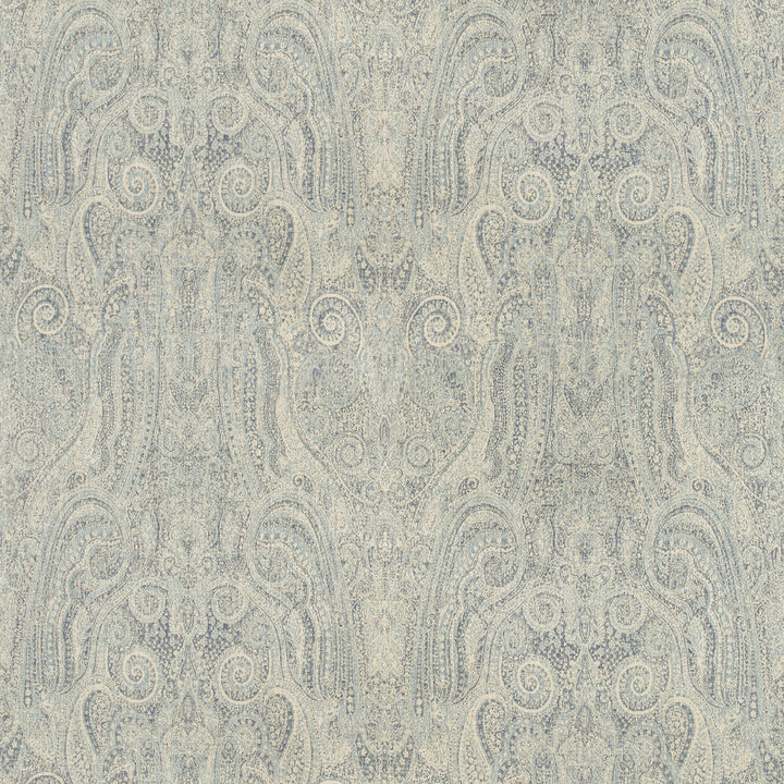 Foxhill Paisley Denim by Lee Jofa Designer Fabric MANOR HOUSE VISCOSE FLAX - 36%;ACRYLIC CHENILLE - 31%;LINEN - 18%;COTTON - 12%;POLYESTER - 3% Italy Horizontal: 27 and Vertical: 36 54 - Swanky Fabrics -