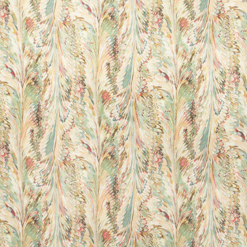 Taplow Print Juniper/Petal by Lee Jofa Designer Fabric MANOR HOUSE LINEN - 100% Austria MEDIUM Horizontal: 14.2 and Vertical: 24.9 56.8 - Swanky Fabrics -