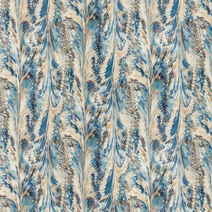 Lee Jofa Fabric Taplow Print Navy/Slate
