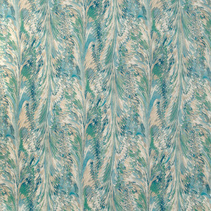 Lee Jofa Fabric Taplow Print Marine/Sand 2019114.516.0
