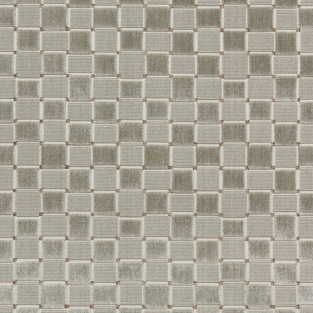 Levens Velvet Silver by Lee Jofa Designer Fabric HARLINGTON VELVETS SPUN VISCOSE - 55%;COTTON - 27%;VISCOSE - 18% India HEAVY Horizontal: 4.44 and Vertical: 5.94 55 - Swanky Fabrics -