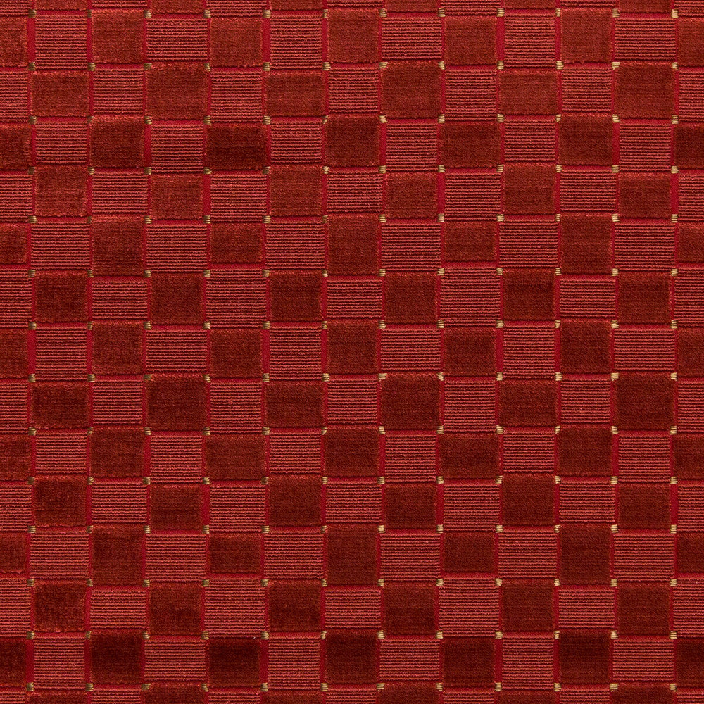 Levens Velvet Ruby by Lee Jofa Designer Fabric HARLINGTON VELVETS SPUN VISCOSE - 55%;COTTON - 27%;VISCOSE - 18% India HEAVY Horizontal: 4.44 and Vertical: 5.94 55 - Swanky Fabrics -