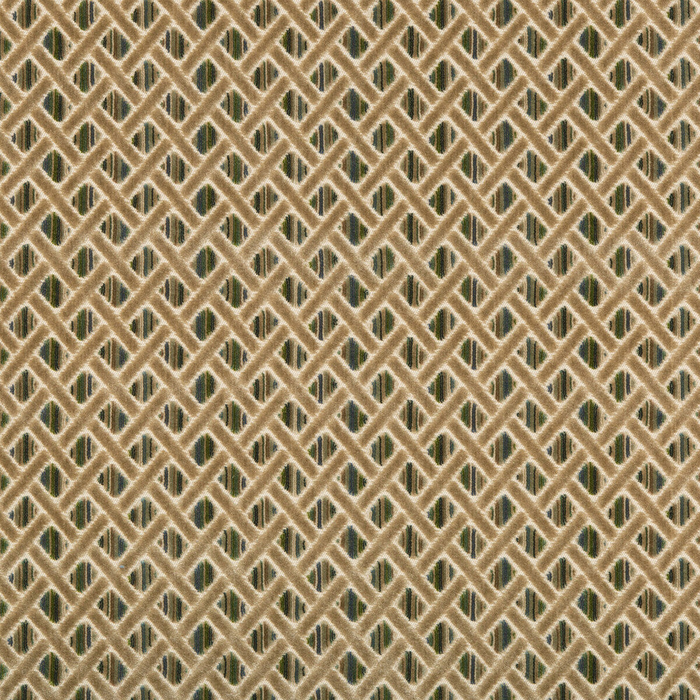 Bourne Velvet Peacock by Lee Jofa Designer Fabric HARLINGTON VELVETS VISCOSE - 83%;POLYESTER - 17% Italy HEAVY Horizontal: 1.46 and Vertical: 1.54 55.51 - Swanky Fabrics -