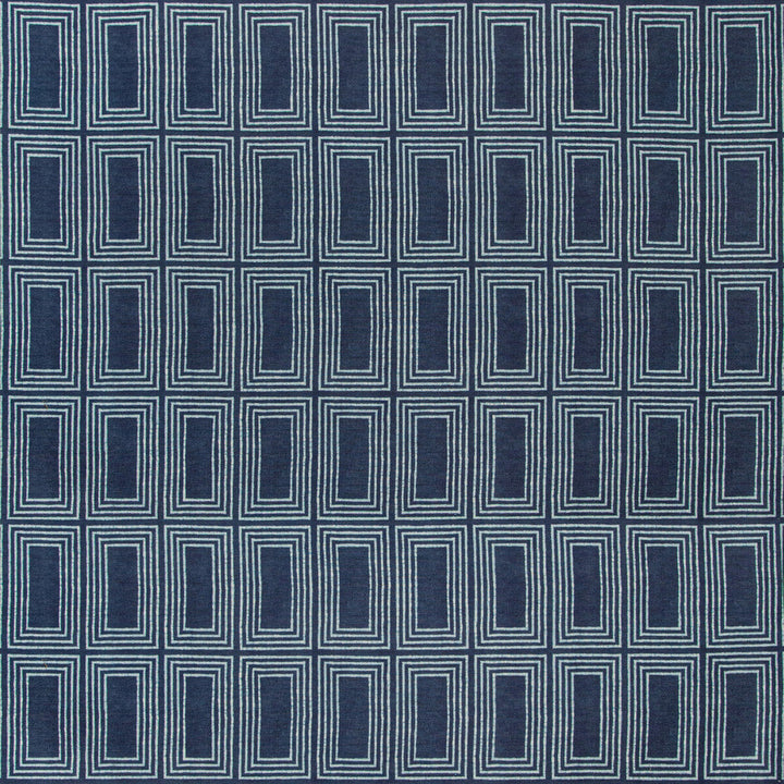 Cadre Indigo by Lee Jofa Designer Fabric THOMAS O'BRIEN INDOOR OUTDOOR POLYESTER - 100% Italy HEAVY Horizontal: 27 and Vertical: 36 54 - Swanky Fabrics -