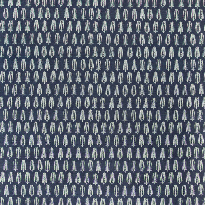 Palmier Indigo by Lee Jofa Designer Fabric THOMAS O'BRIEN INDOOR OUTDOOR POLYESTER - 100% Italy HEAVY Horizontal: 54 and Vertical: 27 54 - Swanky Fabrics -