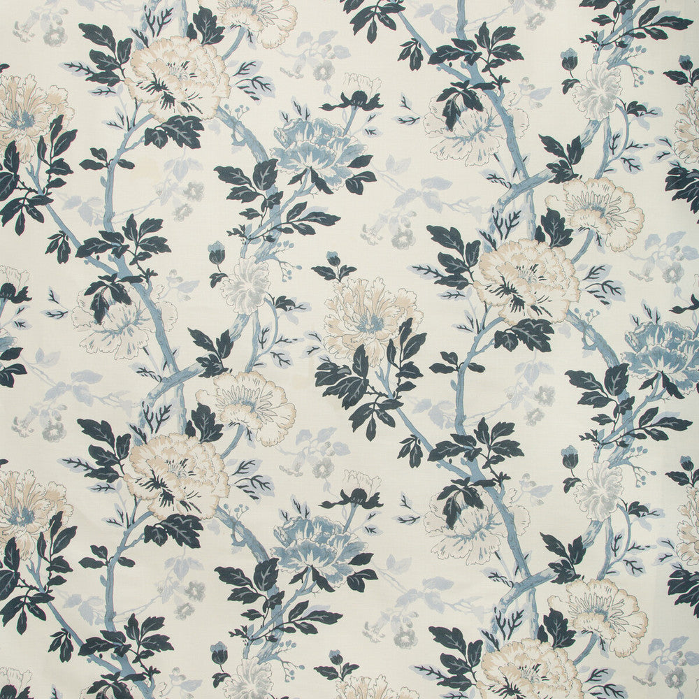 Inisfree Denim by Lee Jofa Designer Fabric CARRIER AND COMPANY LINEN - 65%;COTTON - 26%;NYLON - 9% United Kingdom - Horizontal: 27 and Vertical: 33.07 54 - Swanky Fabrics -