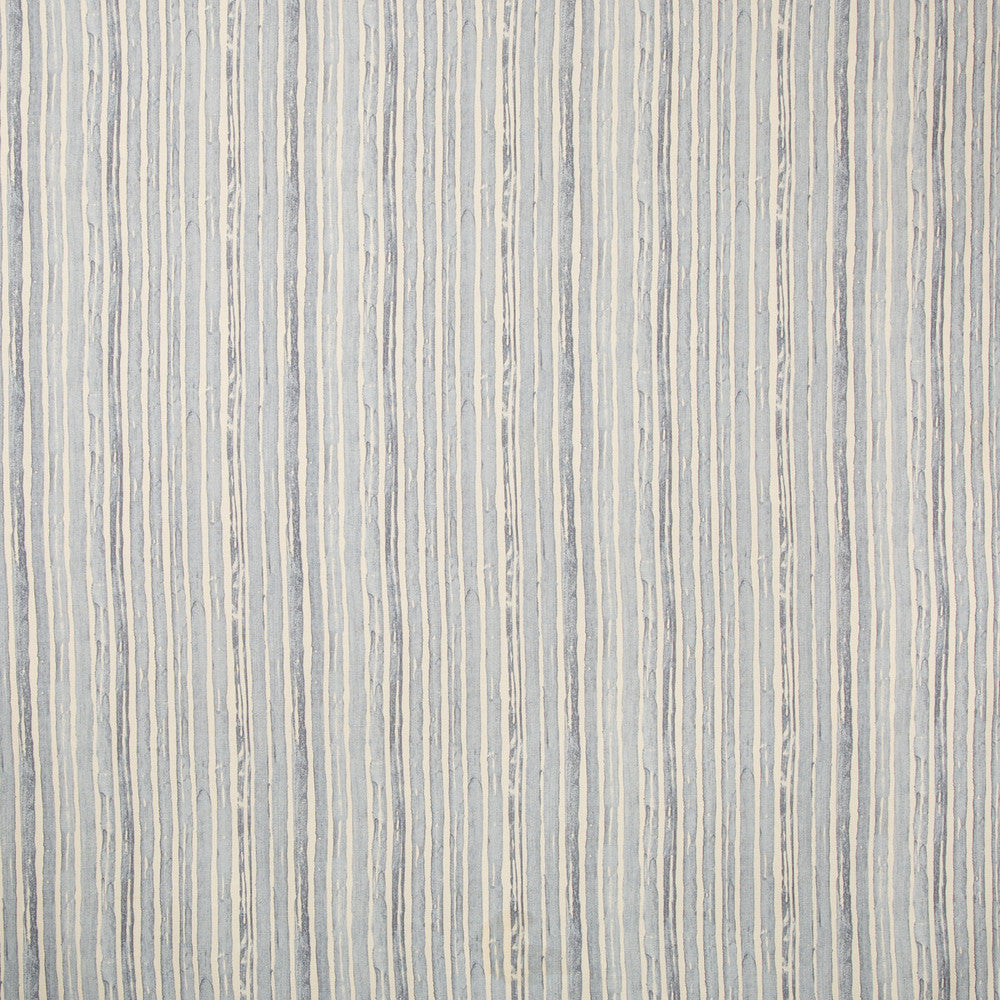 Benson Stripe Faded Denim by Lee Jofa Designer Fabric CARRIER AND COMPANY COTTON - 52%;LINEN - 48% Italy MEDIUM Horizontal: 9 and Vertical: 6.45 54 - Swanky Fabrics -