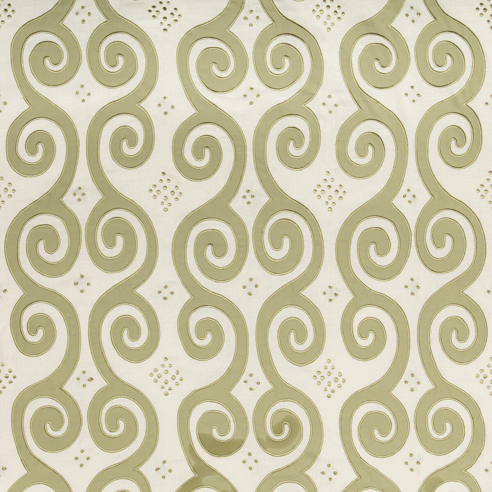 Serevan Sage by Lee Jofa Designer Fabric CARRIER AND COMPANY LINEN - 52%;COTTON - 34%;POLYESTER - 10%;VISCOSE - 4% India - Horizontal: 10.43 and Vertical: 11.81 51.95 - Swanky Fabrics -