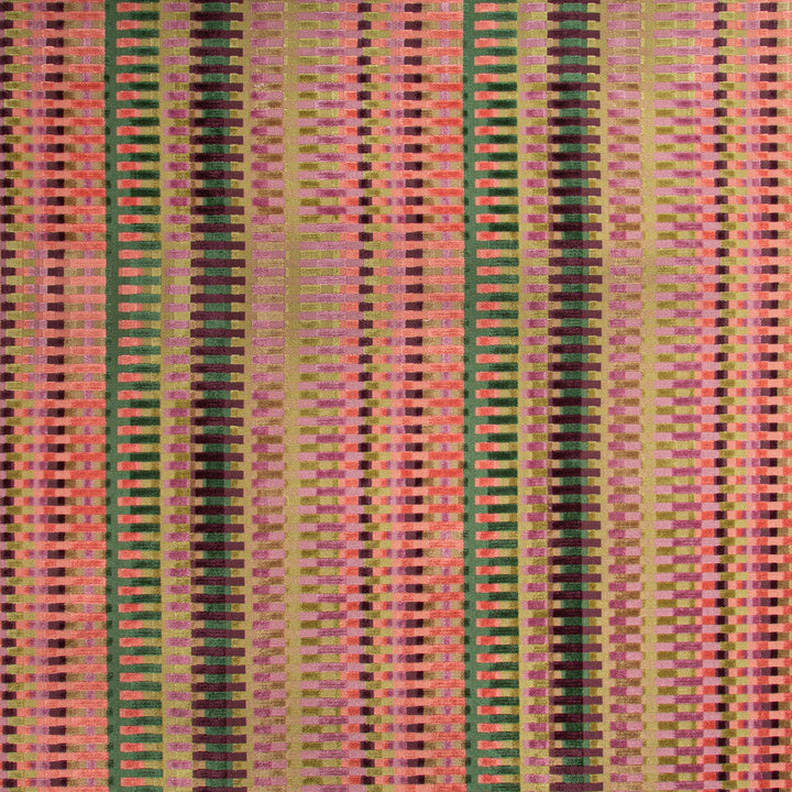 Picket Multi/Plum by Lee Jofa Designer Fabric CARRIER AND COMPANY VISCOSE - 63%;COTTON - 37% India HEAVY Horizontal: 13.38 and Vertical: 0.67 54.31 - Swanky Fabrics -