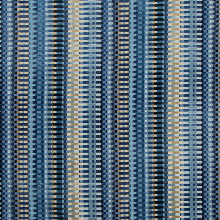 Picket Night Sky by Lee Jofa Designer Fabric CARRIER AND COMPANY VISCOSE - 63%;COTTON - 37% India HEAVY Horizontal: 13.38 and Vertical: 0.67 54.31 - Swanky Fabrics -