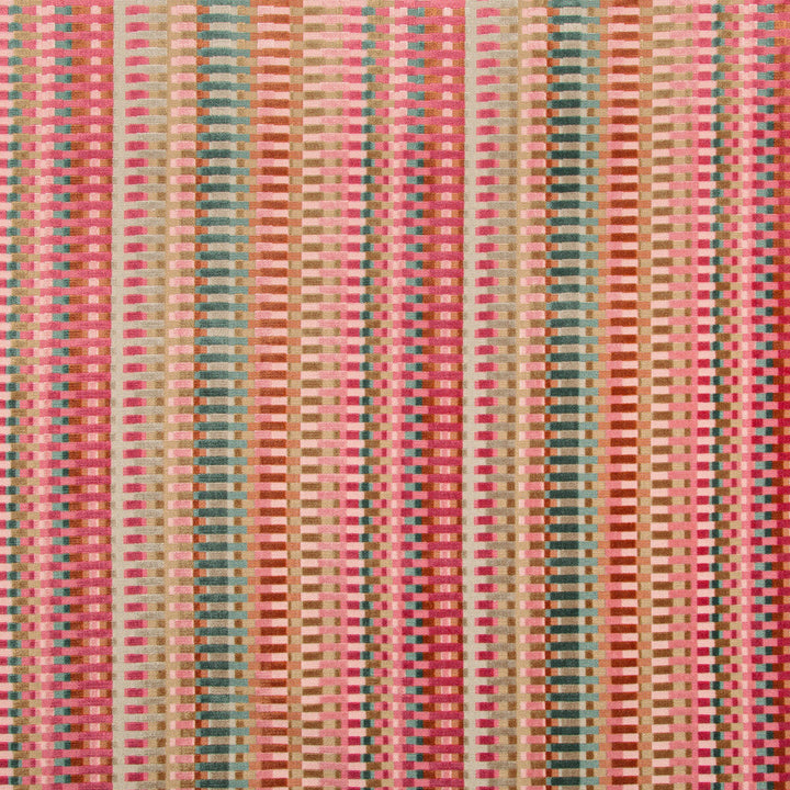 Picket Multi/Russet by Lee Jofa Designer Fabric CARRIER AND COMPANY VISCOSE - 63%;COTTON - 37% India HEAVY Horizontal: 13.38 and Vertical: 0.67 54.31 - Swanky Fabrics -
