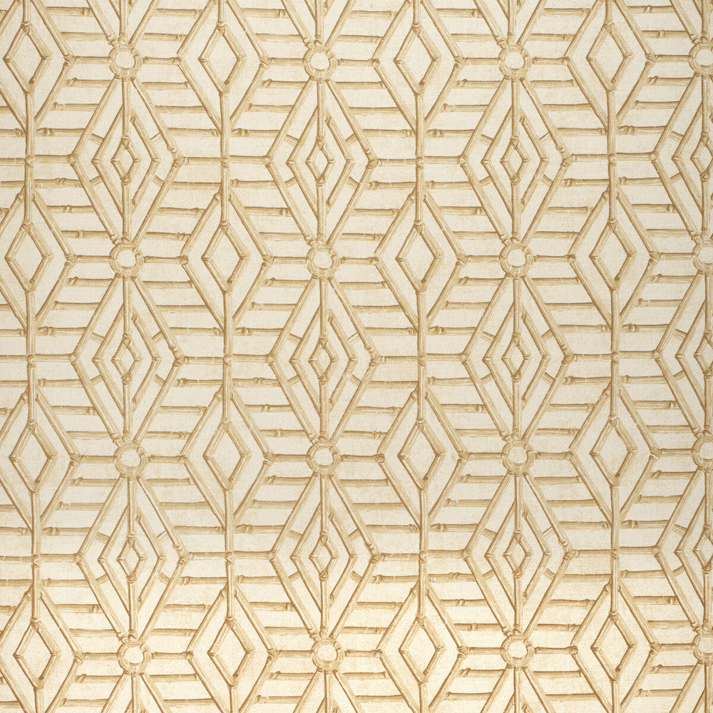 Bamboo Cane Beige/Ecru by Lee Jofa Designer Fabric PAOLO MOSCHINO FABRICS LINEN - 67%;COTTON - 33% United Kingdom HEAVY Horizontal: 9.45 and Vertical: 5.12 53.94 - Swanky Fabrics -