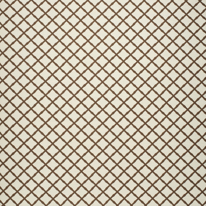 Bamboo Trellis Brown by Lee Jofa Fabric Lee Jofa Fabric Bamboo Trellis BrownFabric PAOLO MOSCHINO FABRICS LINEN - 67%;COTTON - 33% United Kingdom </p><p>Repeat: H: 2.36, V: 2.36 53.15 - Fabric Carolina -