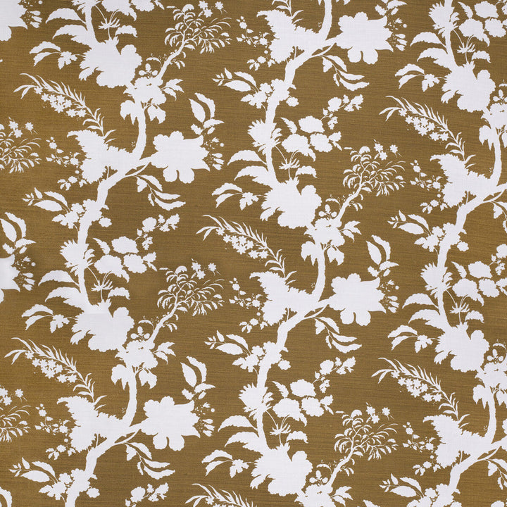 Beijing Blossom Olive by Lee Jofa Designer Fabric PAOLO MOSCHINO FABRICS LINEN - 67%;COTTON - 33% United Kingdom HEAVY Horizontal: 24.8 and Vertical: 23.03 51.18 - Swanky Fabrics -