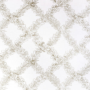 Lee Jofa Fabric Leaf Trellis Sage