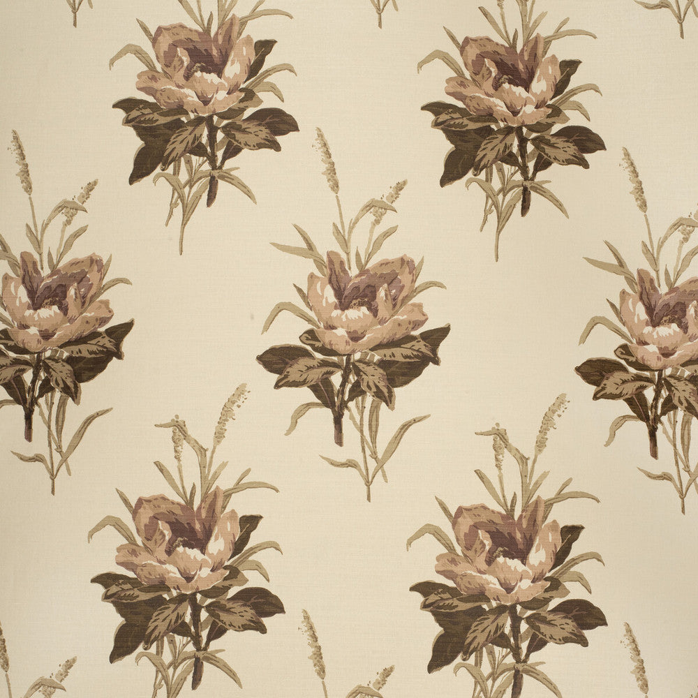 Melba Flower Plum/Ecru by Lee Jofa Fabric Lee Jofa Fabric Melba Flower Plum/EcruFabric PAOLO MOSCHINO FABRICS LINEN - 67%;COTTON - 33% United Kingdom </p><p>Repeat: H: 16.14, V: 25.59 50 - Fabric Carolina -