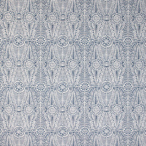 Lee Jofa Fabric Drayton Print Indigo 2020184.50.0