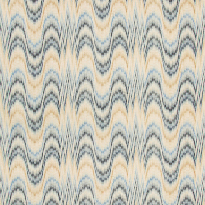 Jasper Print Capri/Indigo by Lee Jofa Designer Fabric AVONDALE LINEN - 100% Thailand MEDIUM Horizontal: 13.12 and Vertical: 10.74 52.5 - Swanky Fabrics -