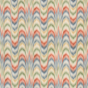 Lee Jofa Fabric Jasper Print Brick/Pool