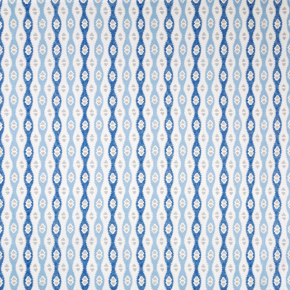 Elba Print Capri by Lee Jofa Designer Fabric AVONDALE COTTON - 90%;LINEN - 10% United Kingdom MEDIUM Horizontal: 13.5 and Vertical: 6.34 54 - Swanky Fabrics -