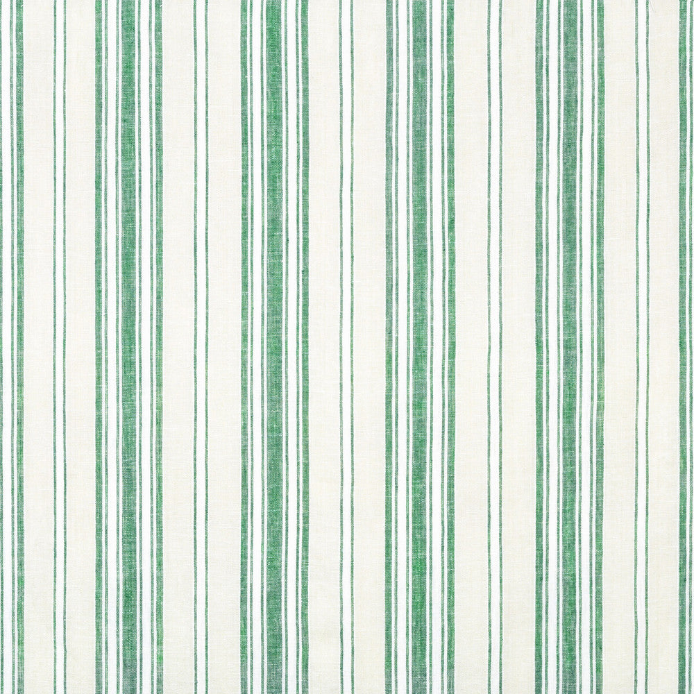 Laurel Stripe Spruce by Lee Jofa Designer Fabric AVONDALE LINEN - 100% India Horizontal: 6.3 and Vertical: 0 57 - Swanky Fabrics -