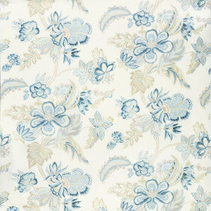 Lee Jofa Fabric Augustine Print Lake