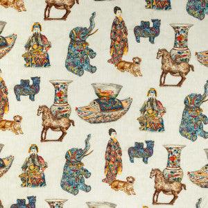 Lee Jofa Fabric Tambelan Print Lacquer
