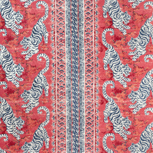 Lee Jofa Fabric Bongol Print Poppy