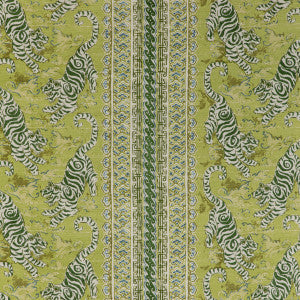 Lee Jofa Fabric Bongol Print Kiwi
