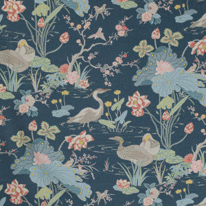 Lee Jofa Fabric Luzon Print Sapphire