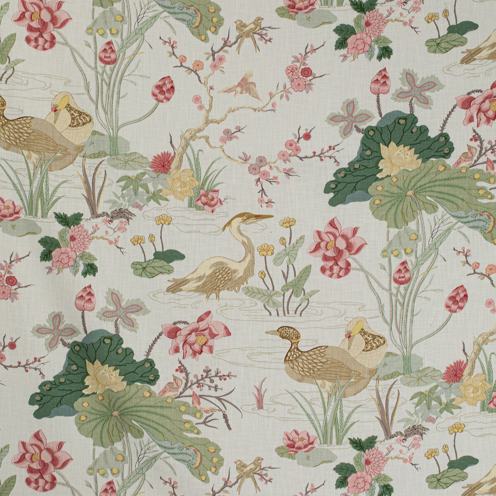 Luzon Print Spring by Lee Jofa Designer Fabric MINDORO VISCOSE - 82%;LINEN - 18% United Kingdom MEDIUM Horizontal: 27 and Vertical: 41 54 - Swanky Fabrics -