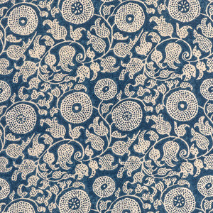 Lee Jofa Fabric Eldora Print Indigo