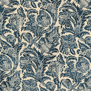 Lee Jofa Fabric Marion Print Indigo