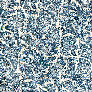 Lee Jofa Fabric Marion Print Denim